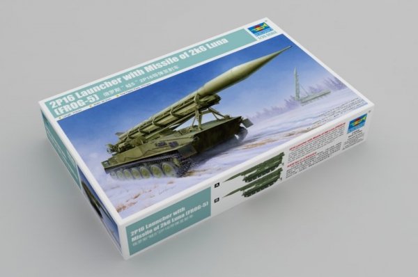 Trumpeter 09545 2P16 Launcher with Missile of 2k6 Luna (FROG-5) 1/35