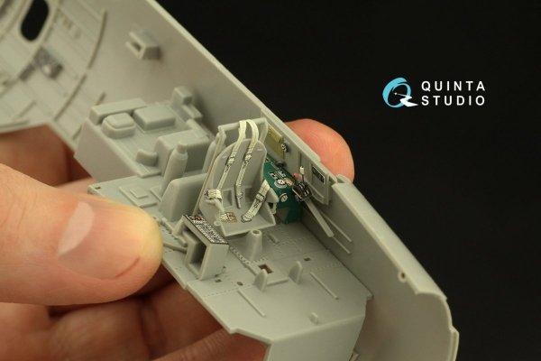 Quinta Studio QD48351 TBF-1C 3D-Printed &amp; coloured Interior on decal paper (Hobby Boss) 1/48