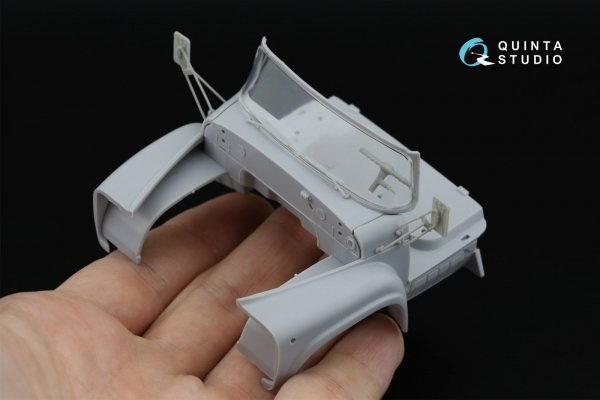 Quinta Studio QT35021 ZiL-130 Detailing set ( for AVD kit )( 3D-printed resign parts ) 1/35