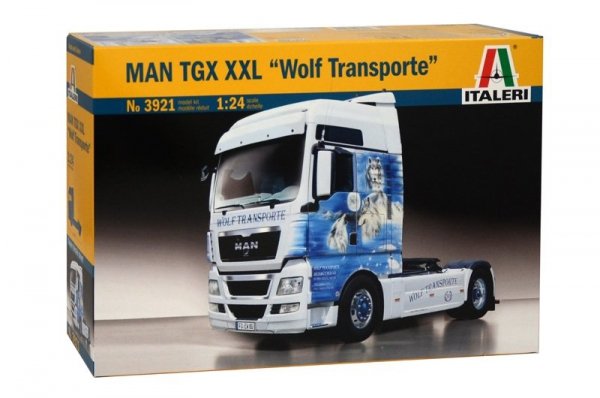 Italeri 3921 - MAN TGX XXL WOLF TRANSPORTE 1:24