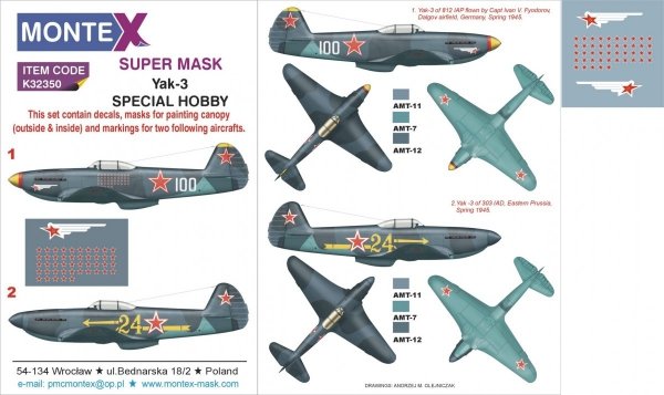 Montex K32350 Yak-3 1/32