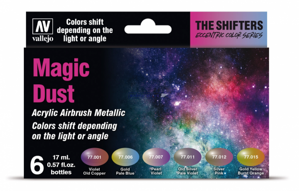 Vallejo 77090 Eccentric The Shifters Zestaw 6 farb 17ML - Magic Dust