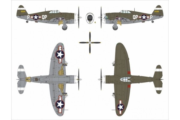 Dora Wings 48055 P-47C-2 Thunderbolt 1/48