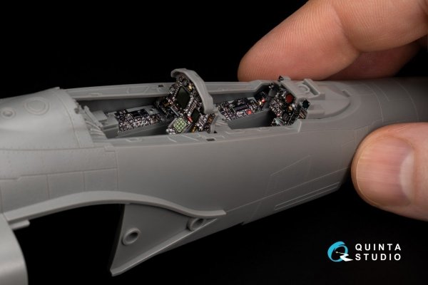 Quinta Studio QDS-48341 F-4G early 3D-Printed &amp; coloured Interior on decal paper (Meng) (Small version) 1/48