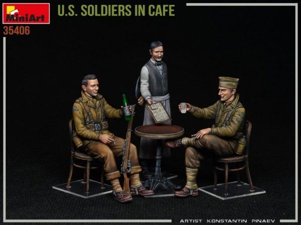 MiniArt 35406 U.S. SOLDIERS IN CAFE 1/35