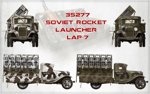 MiniArt 35277 Soviet Rocket Launcher LAP-7 1:35