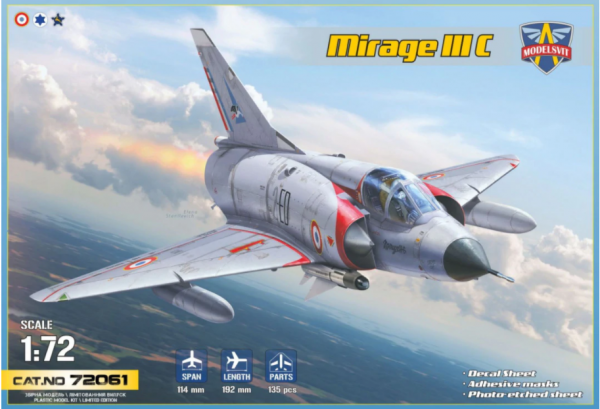 Modelsvit 72061 Mirage III C 1/72