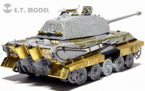 E.T. Model E72-021 WWII German King Tiger/Jagdtiger Fender &amp; Schurzen For DRAGON Kit 1/72