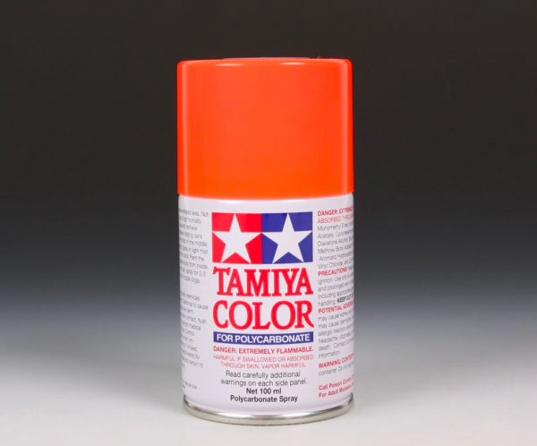Tamiya 86020 PS-20 Fluorescent Red Spray Gloss 100ml