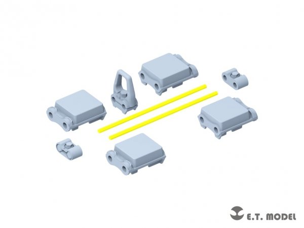 E.T. Model P35-407 Russian T-72 MBT Family Workable Track Type 1 3d Printed 1/35