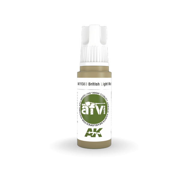 AK Interactive AK11383 British Light Mud 17ml