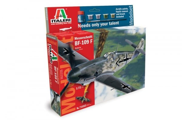 Italeri 71053 MESSERSCHMITT 109- ZESTAW MODELARSKI