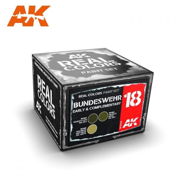 AK Interactive RCS018 BUNDESWEHR EARLY &amp; COMPLEMENTARY (3x10ml)