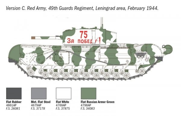  Italeri 7083 Churchill Mk. III 1/72