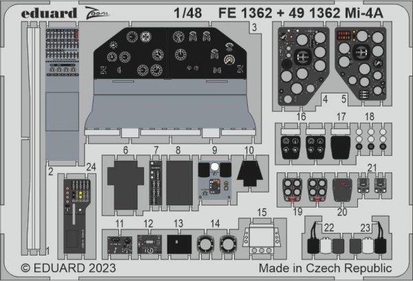 Eduard 491362 Mi-4A TRUMPETER 1/48