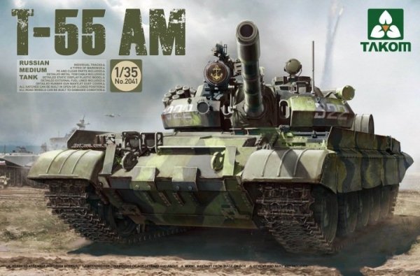 Takom 2041 T-55 AM RUSSIAN MEDIUM TANK 1/35