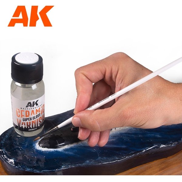 AK Interactive AK8077 MULTIPURPOSE CERAMIC VARNISH (SUPER GLOSS)