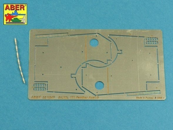 Aber 35A131 Dodatkowe przeciw lotnicze opancerzenie wieży Panter G 1/35