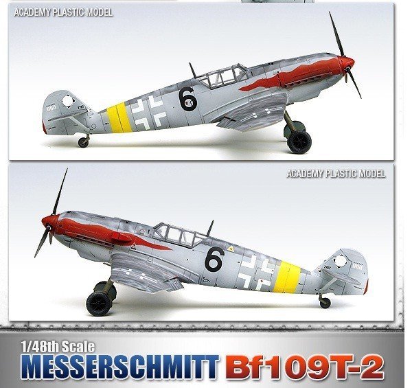 Academy 12225 MESSERSCHMITT Bf109T-2 (1:48)