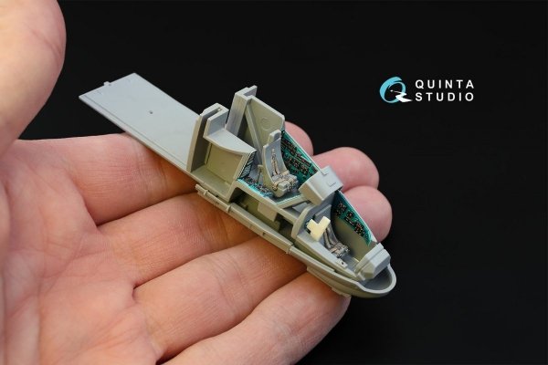 Quinta Studio QD72018 Mi-24P 3D-Printed &amp; coloured Interior on decal paper (for Zvezda kit) 1/72