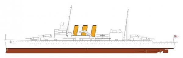 Airfix 03203V HMS Suffolk (Vintage Classics) 1/600