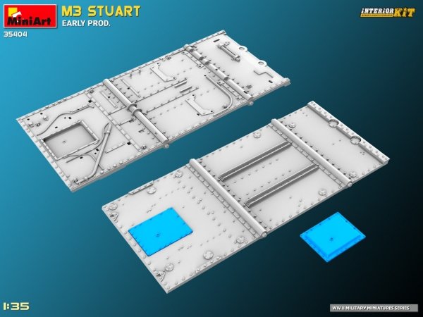 MiniArt 35404 M3 STUART EARLY PROD. INTERIOR KIT 1/35