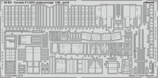 Eduard 49881 Tornado F.3 ADV undercarriage REVELL 1/48