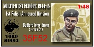 Toro 35F52 NWE 1944-45 - 1 Dywizja Pancerna - Kierowca Bedforda Do modelu firmy IBG 1/35