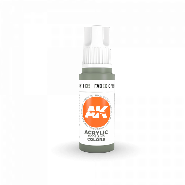 AK Interactive AK11135 FADED GREEN – STANDARD 17ml