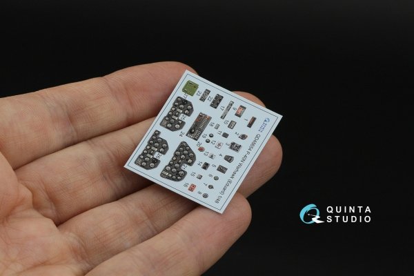 Quinta Studio QD48654 P-40N Warhawk 3D-Printed &amp; coloured Interior on decal paper (Eduard) 1/48