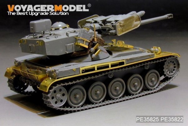 Voyager Model PE35825 Modern French AMX-13/75 w/SS-11 ATGM light tank basic (smoke discharger, Atenna base Include）For TAKOM 2038 1/35