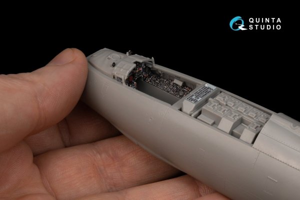 Quinta Studio QD48201 F-104S 3D-Printed &amp; coloured Interior on decal paper (Kinetic) 1/48