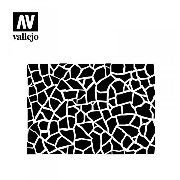 Vallejo ST-CAM003 Giraffe Camo WWII Stencil 1/32