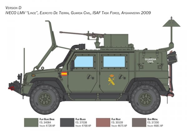 Italeri 6766 VTLM Lince 1/35