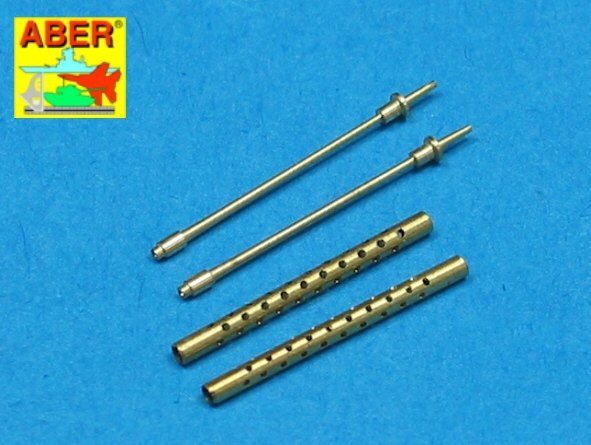 Aber A48 017 Set of 2 cal .50 (12,7mm) standard barrels for U.S. aircraft machine guns Browning M2 (1:48)