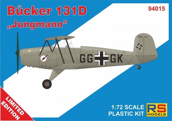 RS Models 94015 Bücker 131 A/B 24 Schule Olomouc 1/72