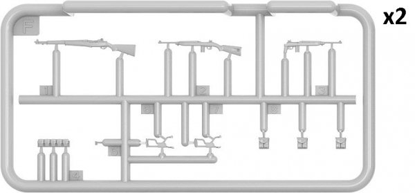 MiniArt 53045 U.S. Tank Riders (Winter 1944-45) 1/35