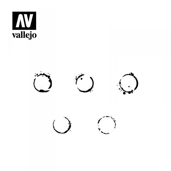Vallejo ST-AFV002 Drum Oil Markings 1/35