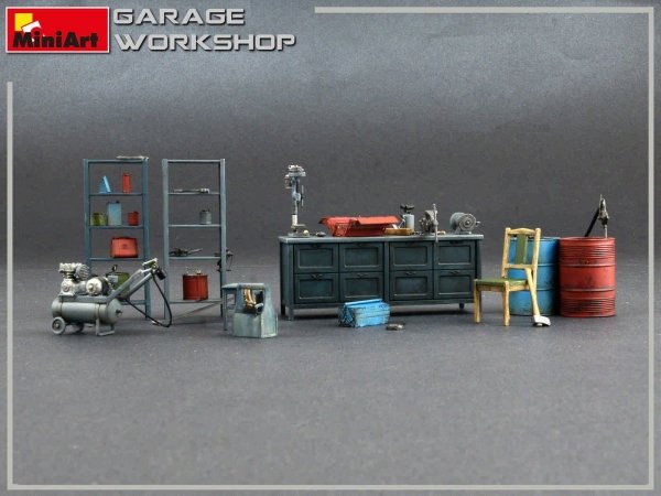 MiniArt 35596 Garage Workshop 1/35