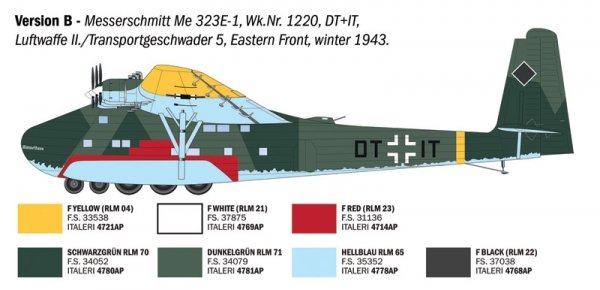 Italeri 90104 Messerschmitt Me 323 Gigant 1/72