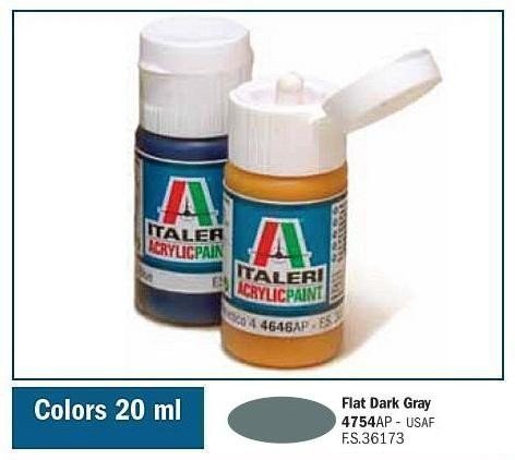 Italeri 4754AP FLAT DARK GRAY 20ml 