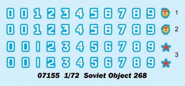 Trumpeter 07155 Soviet Object 268 1/72