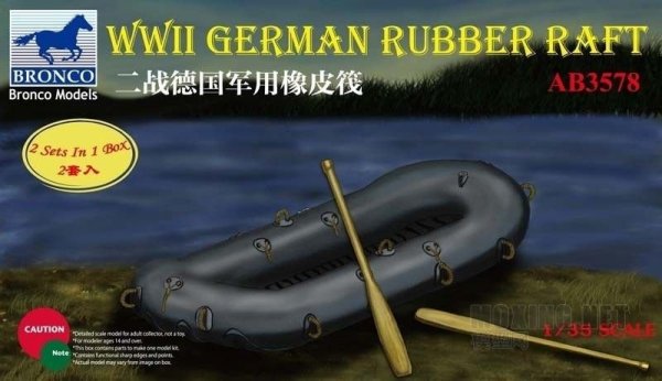 Bronco AB3578 WWII German Rubber Raft 1/35