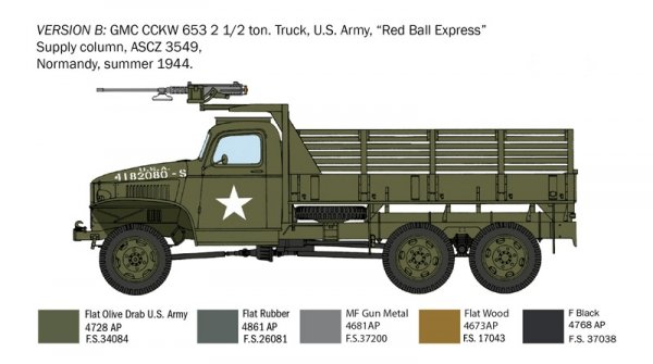 Italeri 6271 GMC 2 1/2 Ton. 6x6 Truck &quot;D-Day 80° Anniversary&quot; 1/35