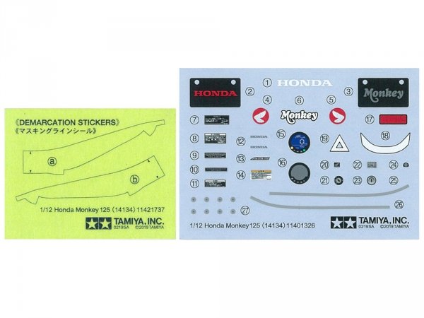 Tamiya 14134 Monkey 125 1/12