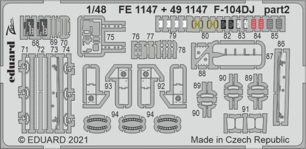 Eduard 491147 F-104DJ for KINETIC 1/48