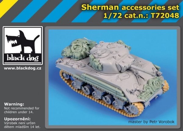 Black Dog T72048 Sherman accessories set for Dragon 1/72