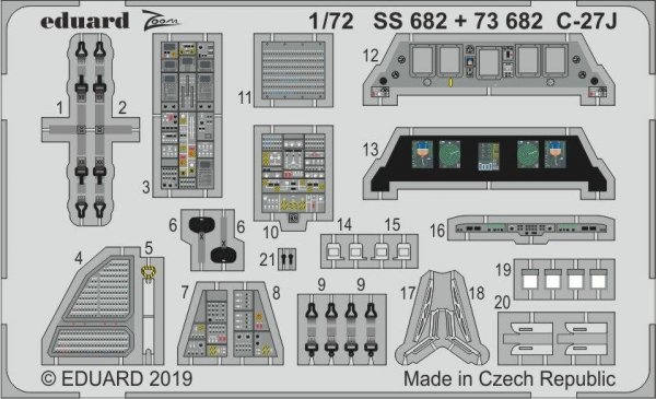 Eduard 73682 C-27J 1/72 ITALERI