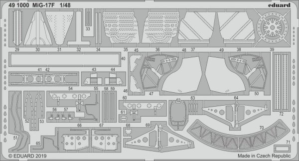 Eduard 491000 MiG-17F HOBBY BOSS 1/48