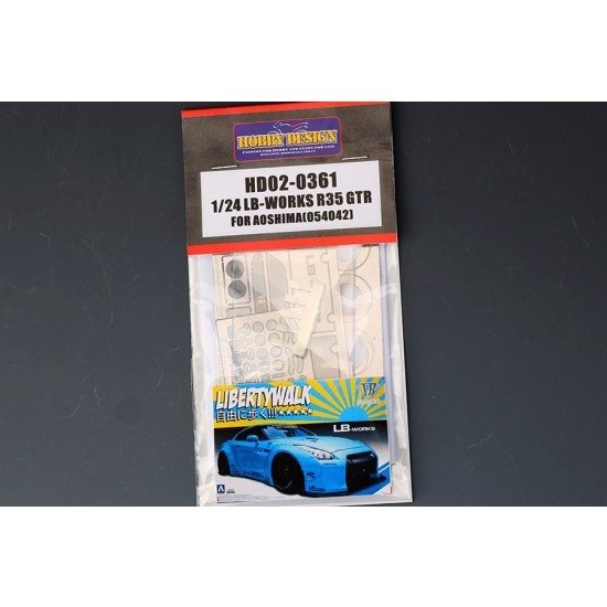 Hobby Design HD02-0361 LB-Works R35 GTR Detail-UP Set for Aoshima 1/24